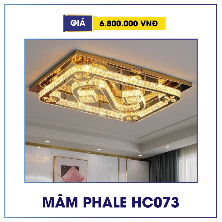 Đèn mâm pha lê trang trí HC073