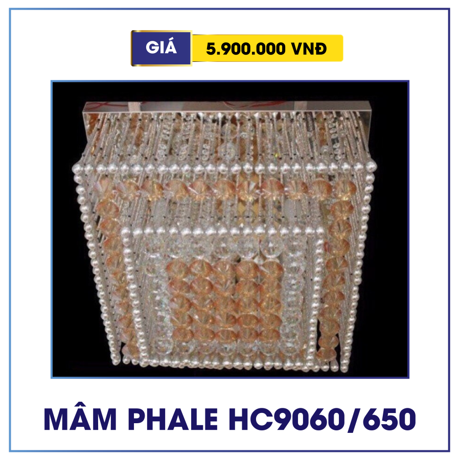 Đèn mâm pha lê trang trí HC9060