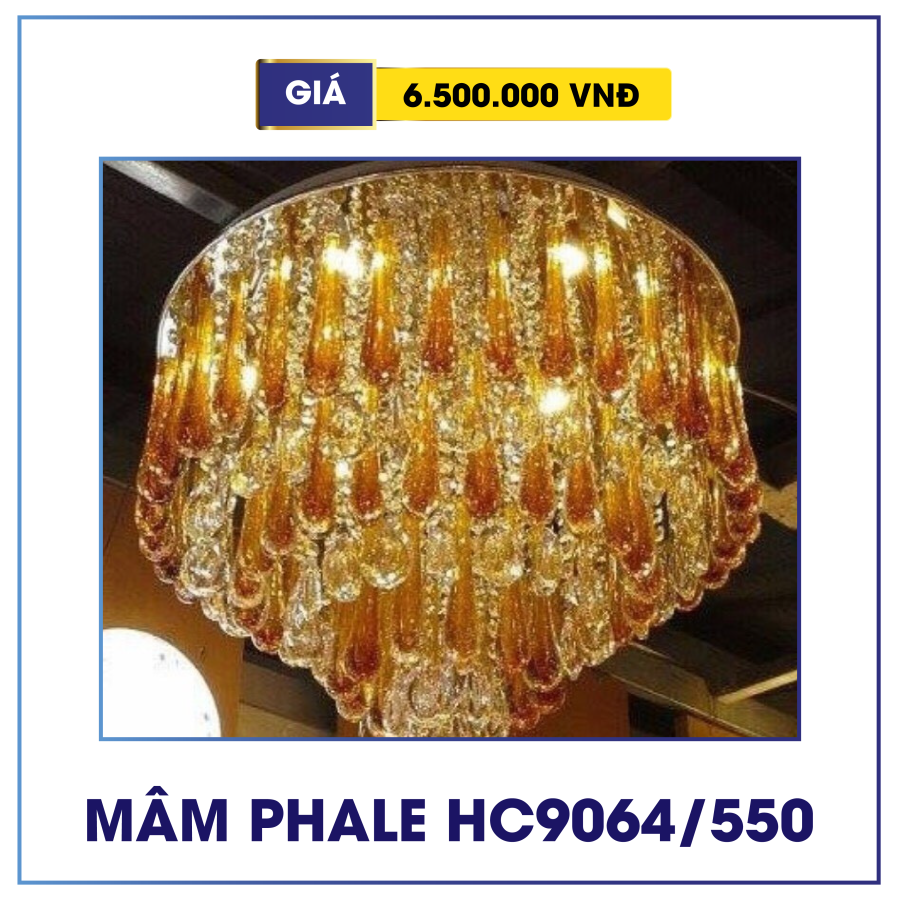 Đèn mâm pha lê trang trí HC9064