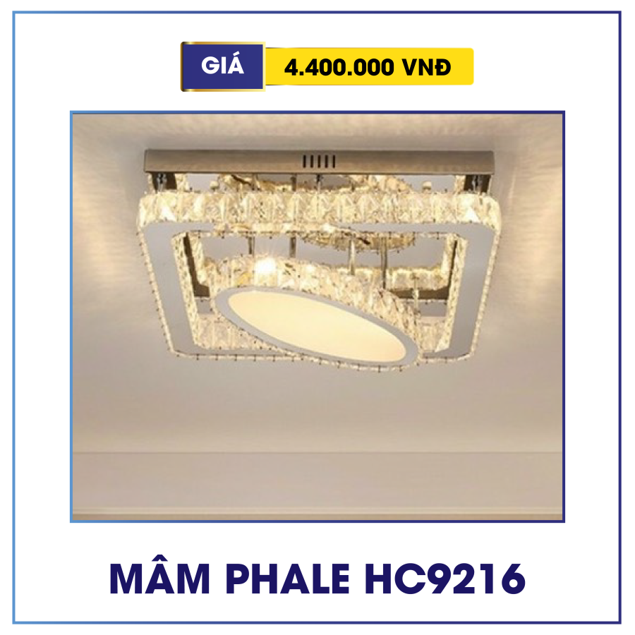 Đèn mâm pha lê trang trí HC9216