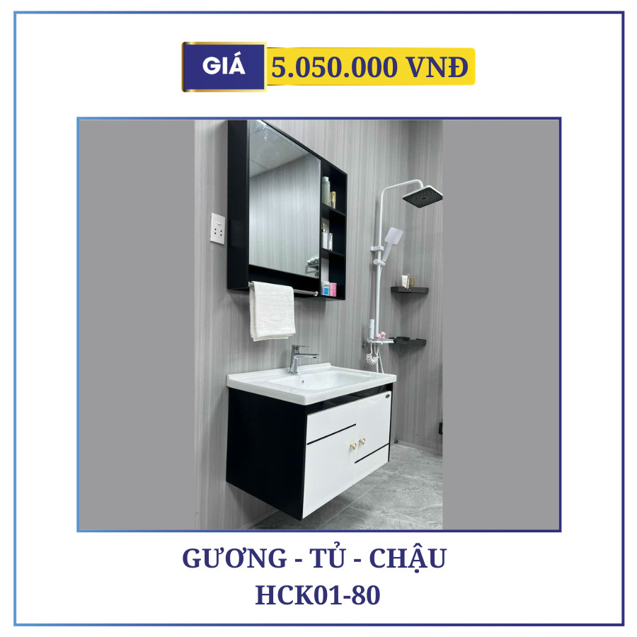GƯƠNG TỦ CHẬU HCK01-80