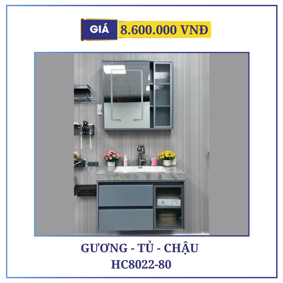 GƯƠNG TỦ CHẬU HC8022-80