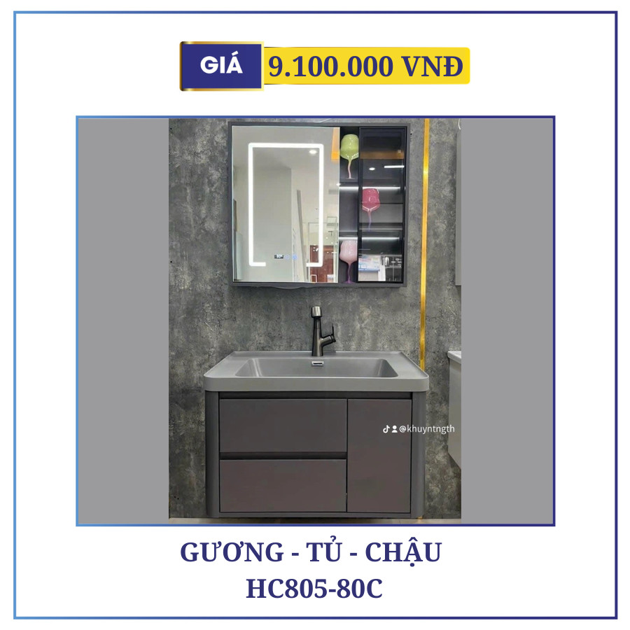 GƯƠNG TỦ CHẬU HC805-80C