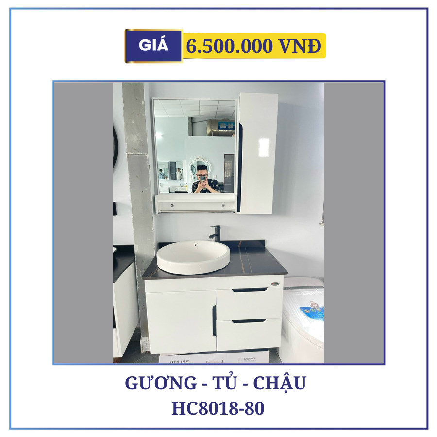 GƯƠNG TỦ CHẬU HC8018-80
